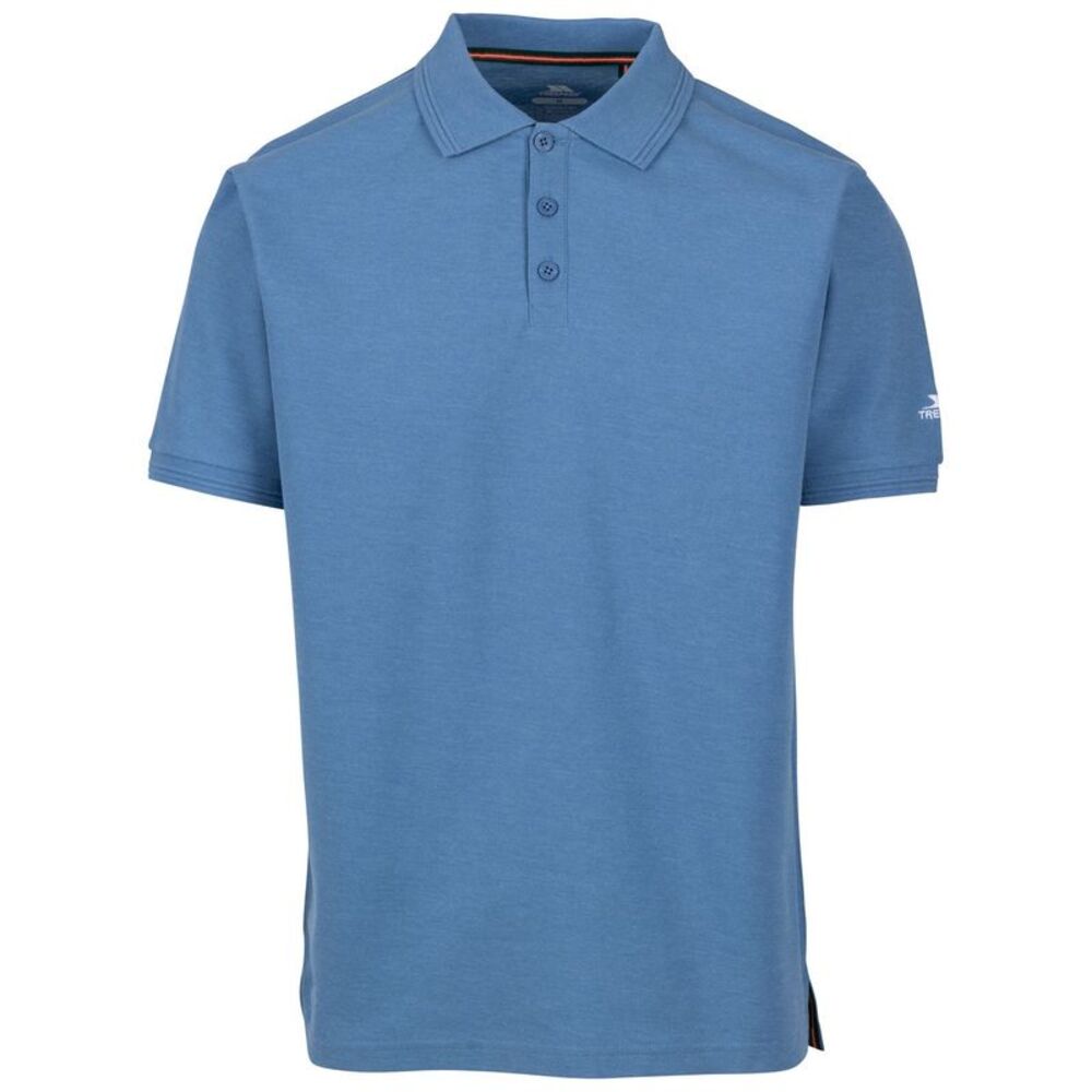 Trespass Mens Brave Polo Shirt / Denim Blue